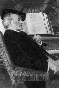 Немецкий композитор Рихард Вагнер (1813–1883).